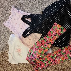 Kids' Assorted Clothing Set - Black, Pink, White